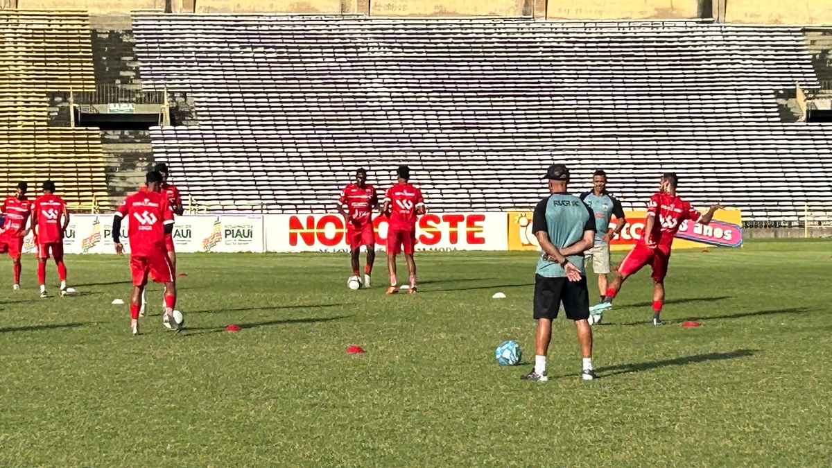 Treino do River-PI