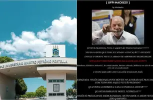 Universidade Federal do Piauí se pronuncia após site ser alvo de hackers (Foto: Reprodução)