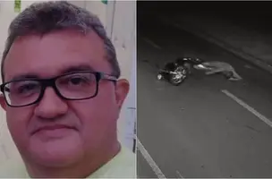 Vídeo flagra momento em que enfermeiro morre vítima de acidente em Esperantina (Foto: Reprodução)