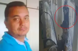 Vídeo flagra momento que motorista de ambulância é morto por engano no Piauí (Foto: Reprodução)