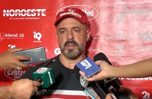André Gaspar, técnico do River-PI (Foto: Pedro Melo/Conecta Piauí)
