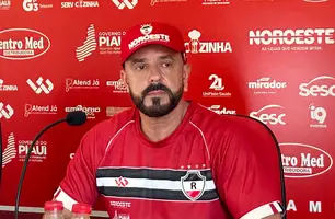 André Gaspar, técnico do River-PI (Foto: Pedro Melo/Conecta Piauí)