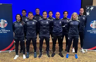 Árbitros se preparam para a Copa América (Foto: Divulgação / Conmebol)