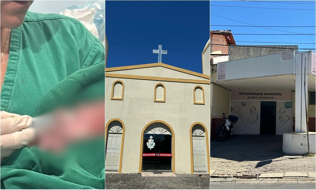 Bebê foi encontrada em lixeiro de igreja e encaminhada à maternidade do bairro Promorar