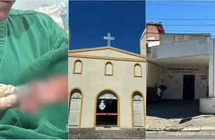 Bebê foi encontrada em lixeiro de igreja e encaminhada à maternidade do bairro Promorar (Foto: Reprodução e Conecta Piauí)