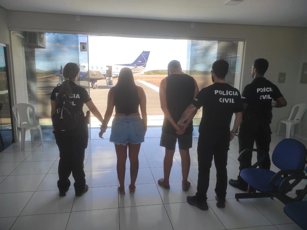 Casal envolvido em golpe milionário de revenda de veículos no DF é preso no Piauí
