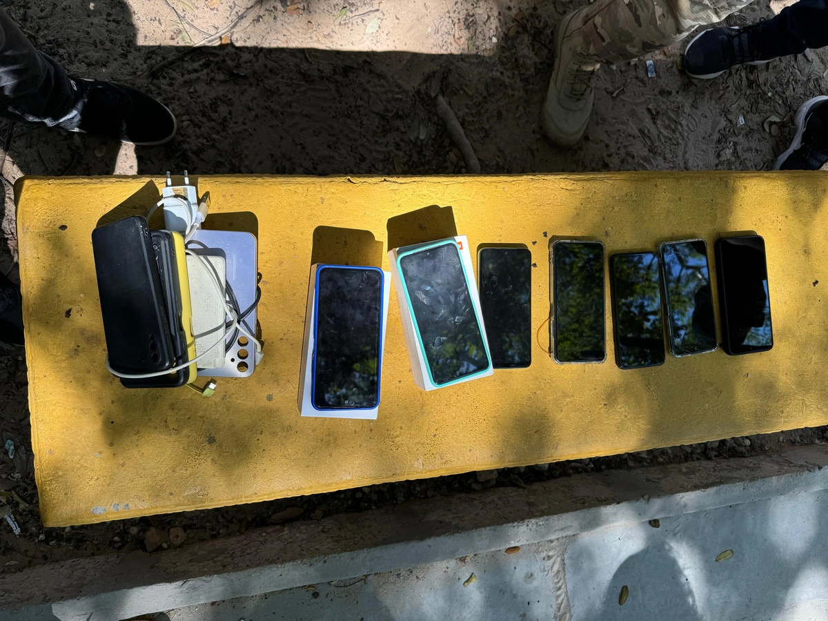Celulares apreendidos na ‘Operação Interditados’ em Teresina
