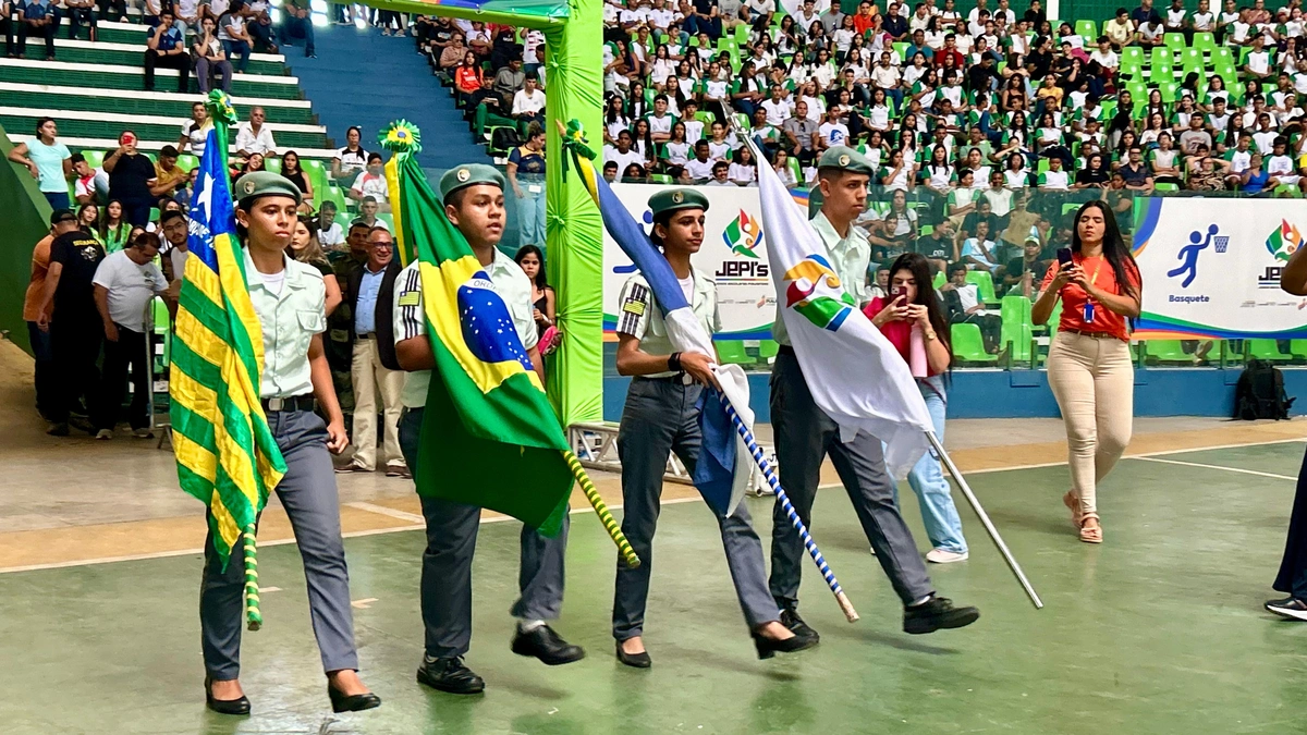 Cerimônia de abertura dos Jogos Escolares Piauienses 2024