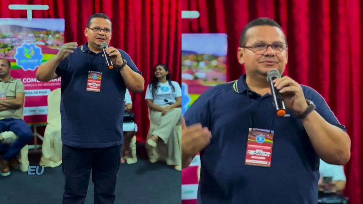 Chico Santos discursa durante II Fórum Comunitário do Selo Unicef