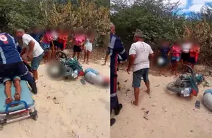 Colisão entre duas motos deixa jovem morto e outro gravemente ferido no Piauí (Foto: Reprodução)