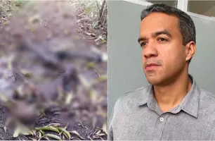 Delegado explica situação de ossada encontrada em Teresina (Foto: Reprodução)