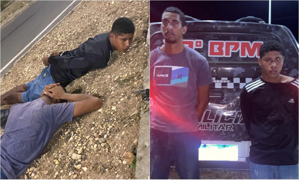 Dupla é presa suspeita de realizar assaltos na zona Sul de Teresina