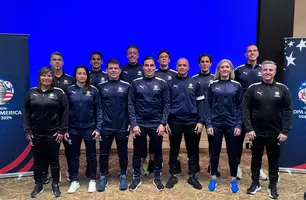 Equipe brasileira apitará o duelo entre Peru e Chile nesta sexta (Foto: Divulgação / Conmebol)