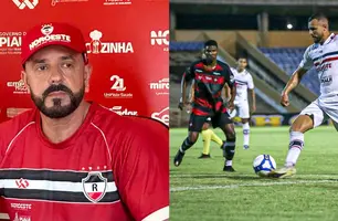 Gaspar aponta dificuldades na zaga em derrota para o Moto Club (Foto: Montagem)