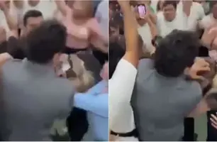 Governo do Estado afasta fotógrafo que agrediu mulher durante evento em Parnaíba (Foto: Reprodução)