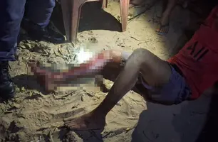 Homem é morto a tiros e outro é baleado em povoado na cidade de Nazária (Foto: Reprodução)