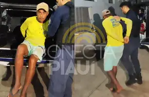 Homem é preso por violência doméstica na zona Norte de Teresina (Foto: Repórter 12/Conecta Piauí)