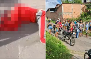 Homem foi executado a tiros em Caxias (MA) (Foto: Reprodução)