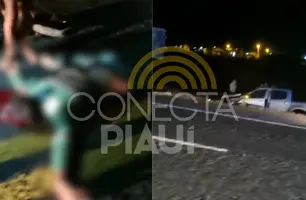 Homem morre em acidente enquanto voltava do trabalho na BR-316 em Demerval Lobão (Foto: Reprodução)