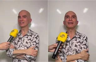 ‘Honrado em está em Teresina’, diz Edson Cordeiro durante Parada da Diversidade (Foto: Conecta Piauí)