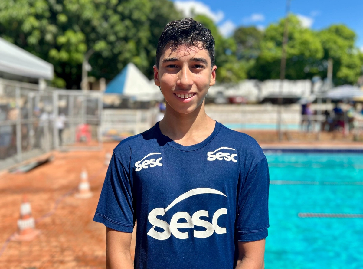 Lucas Lima, nadador da categoria juvenil 1