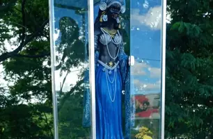 Monumento com estátua de Iemanjá é alvo de vandalismo mais uma vez na capital (Foto: Divulgação)