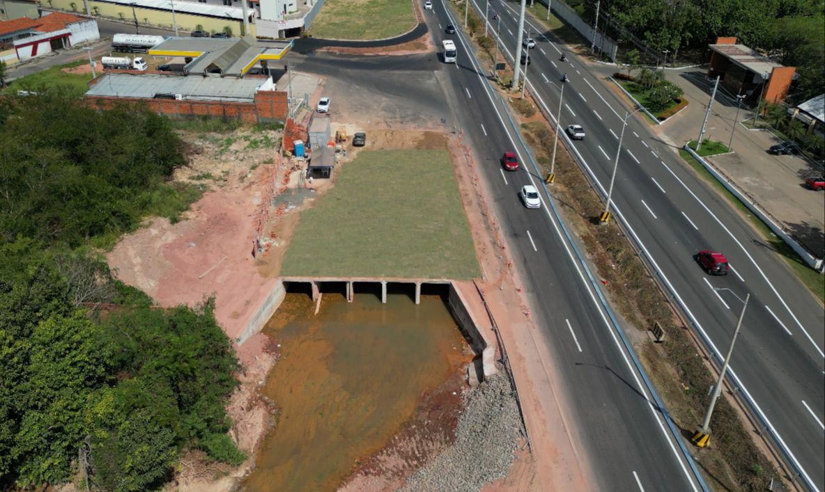 Obra da galeria de drenagem urbana na BR-343 será inaugurada na segunda-feira (1º)