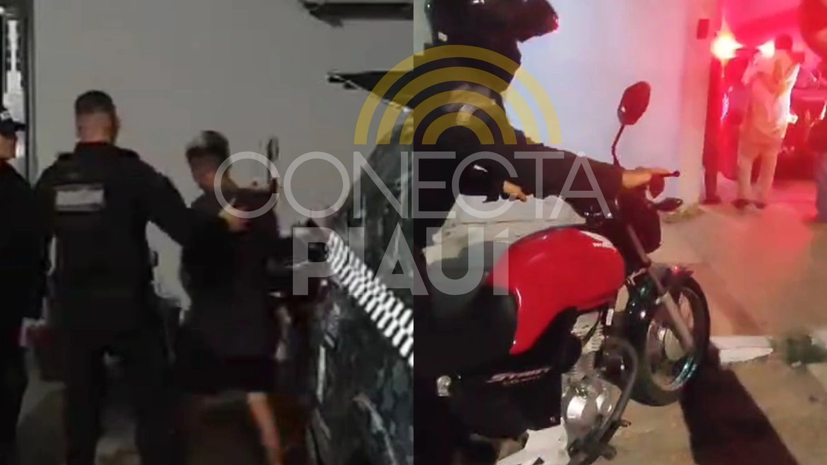 Polícia prende dupla de criminosos que roubou motocicleta em Teresina