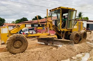 Prefeitura de Campo Maior inicia pavimentação (Foto: Reprodução)