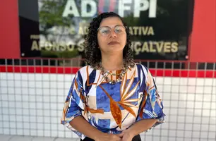 Presidente da ADUFPI, Escolástica Santos (Foto: Pedro Melo/Conecta Piauí)