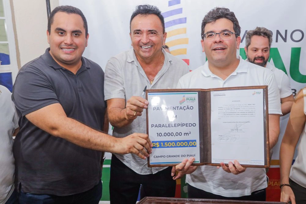 Rafael Fonteles anuncia R$ 3,8 milhões em obras em municípios piauienses
