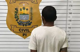 Suspeito de tentar matar os próprios filhos no interior do Piauí (Foto: Reprodução)