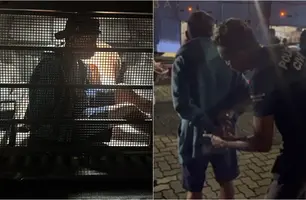 Suspeito de violência doméstica é preso durante barreira do Denarc em Picos (Foto: Reprodução)