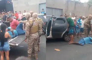 Três homens são presos após perseguição e troca de tiros com policiais em Teresina (Foto: Reprodução)