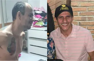 Valmir da Silva Lima, o Brizola, e Valmir da Silva Lima, empresário dono da loja Rei do Tênis (Foto: Reprodução)