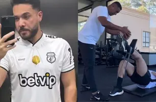 Wesley Safadão vai jogar por time da Série D e mostra rotina de treinos (Foto: Reprodução)