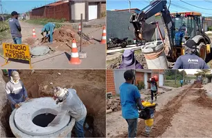 Agespisa amplia esgotamento sanitário em União (Foto: Reprodução)