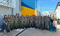 Alunos do Curso de Formação da Polícia Militar conhecem programas Investe Piauí