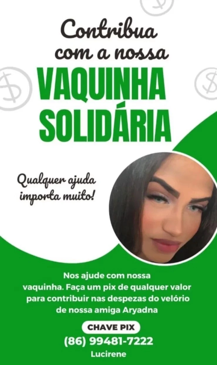 Amigas de cabelereira encontrada morta em Teresina pedem ajuda para pagar velório