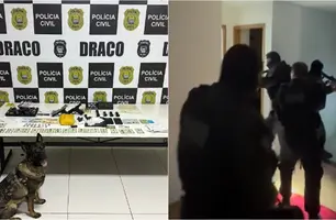 Apartamentos usados como depósitos de drogas são alvos de operação em Teresina (Foto: Reprodução)