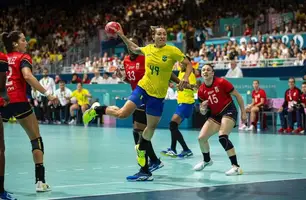 Após 10 anos, Brasil vence a Espanha no handebol feminino (Foto: Time Brasil)