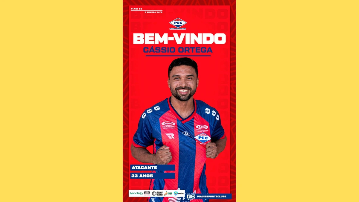 Cássio Ortega, atacante do Piauí EC