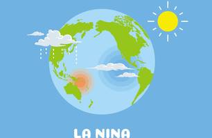 Causado pelo resfriamento das águas superficiais do Pacífico, o fenômeno La Niña influencia chuvas e estiagem em várias partes do Brasil (Foto: Reprodução)