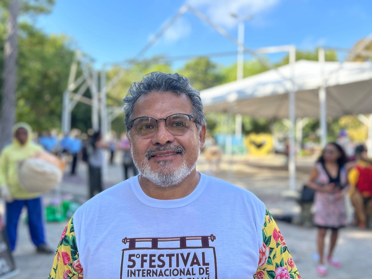 Coordenador do Festival Internacional de Bonecos do Piauí, Chagas Vale