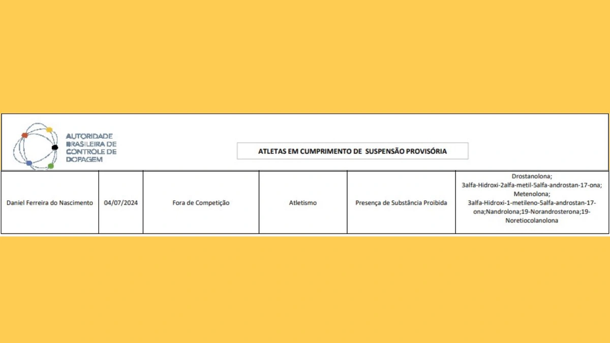 Danielzinho foi o único brasileiro a obter o índice olímpico para disputar os 42 km nos Jogos Olímpicos de Paris