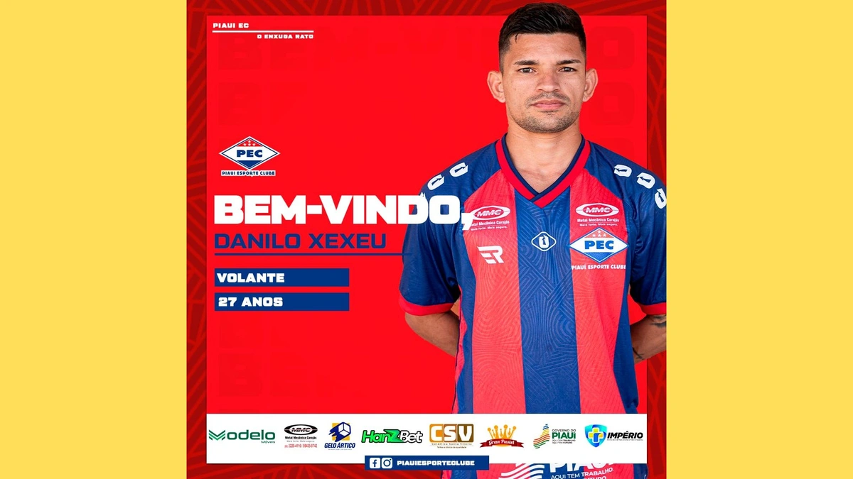 Danilo Xexeu, volante do Piauí Esporte Clube