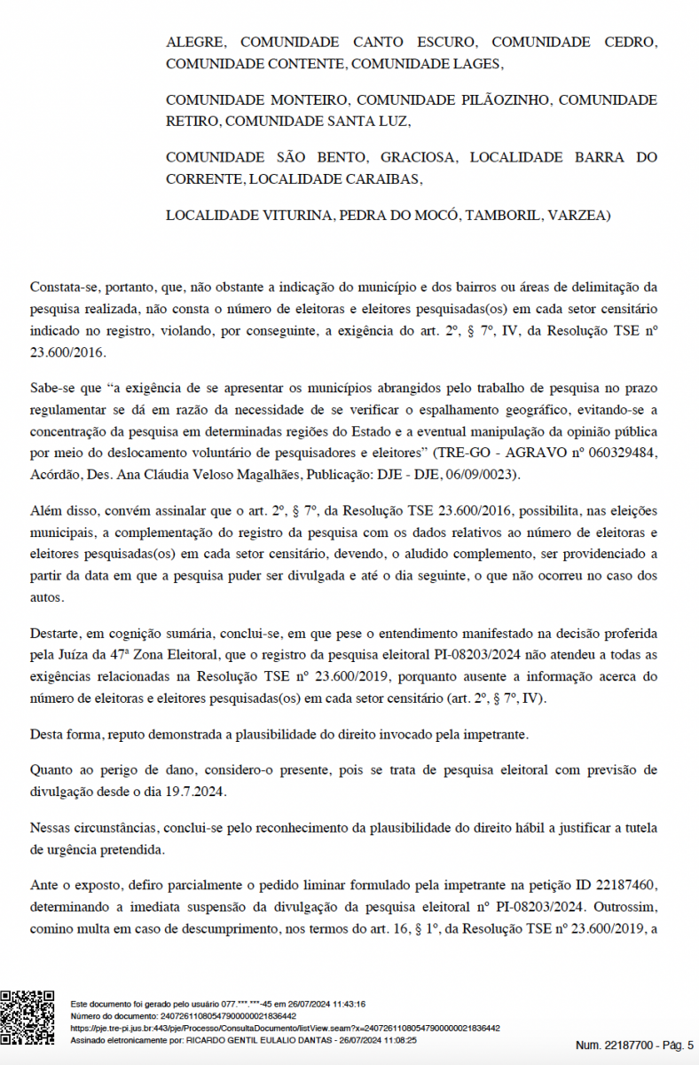 Eleições 2024: Pesquisa Eleitoral é suspensa por indícios de fraude