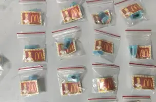 Em SP: Mulher é presa vendendo drogas dentro de embalagem inusitada; 'Os Simpsons' (Foto: Divulgação/Polícia Civil)