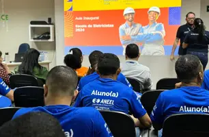 Equatorial Piauí inicia curso de formação de eletricistas em parceria com SENAI (Foto: Tiago Moura/Conecta Piauí)