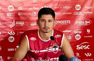 Felipe Pará, artilheiro do River-PI (Foto: Pedro Melo/Conecta Piauí)